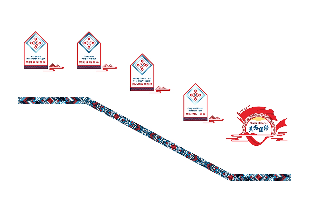 民族文化建设设计（图ZMjI3MzQwNjYw） - 其他平面 - 站酷设计师踩死大象的蚂蚁原创素材 - 站酷ZCOOL