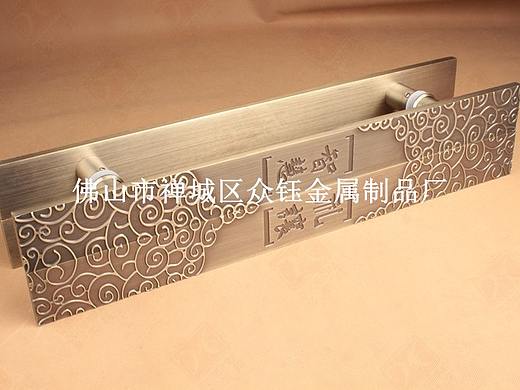 玻璃门拉手厂家直销中式仿古半圆大门拉手古铜把手