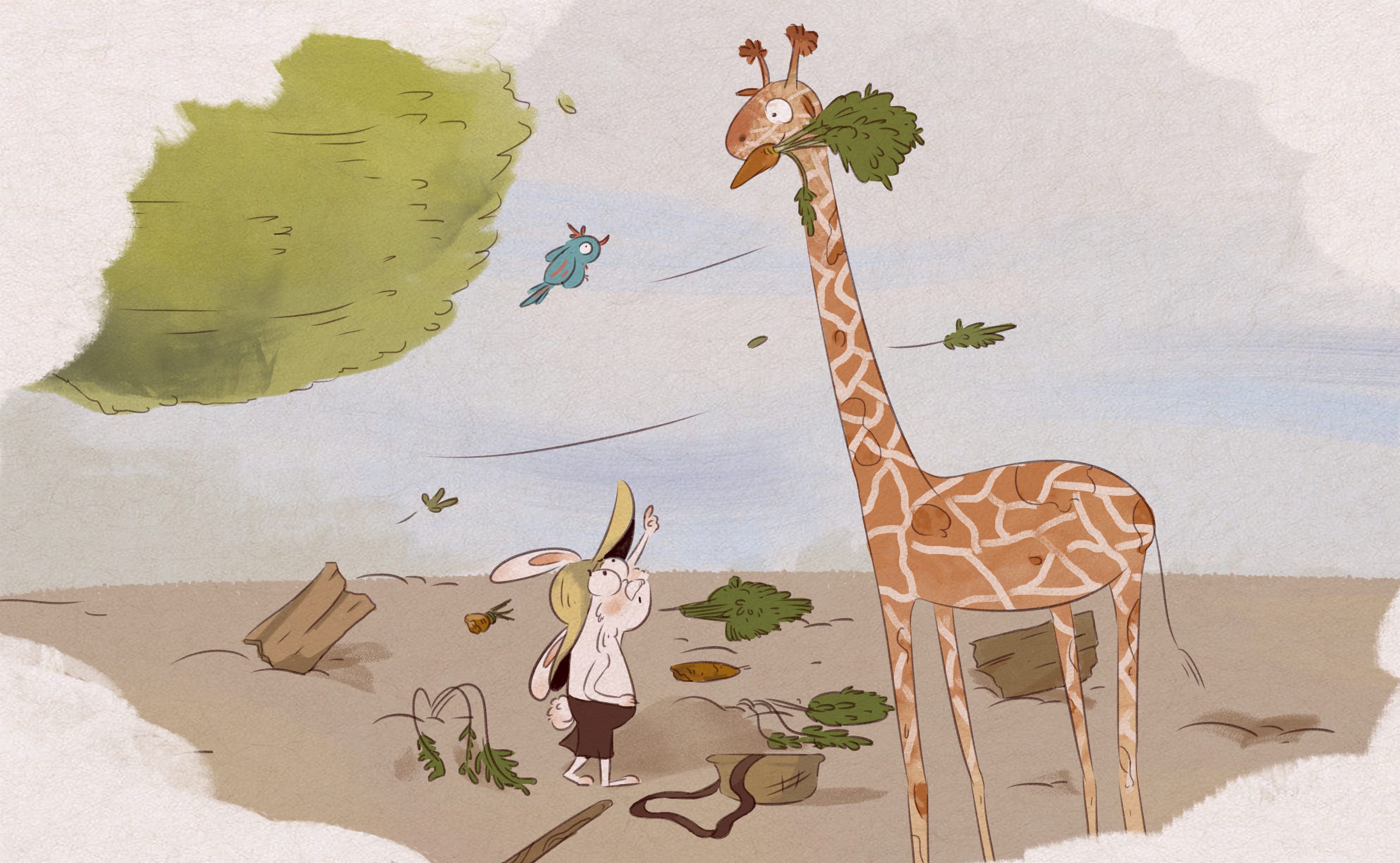 小动物系列插画故事专辑