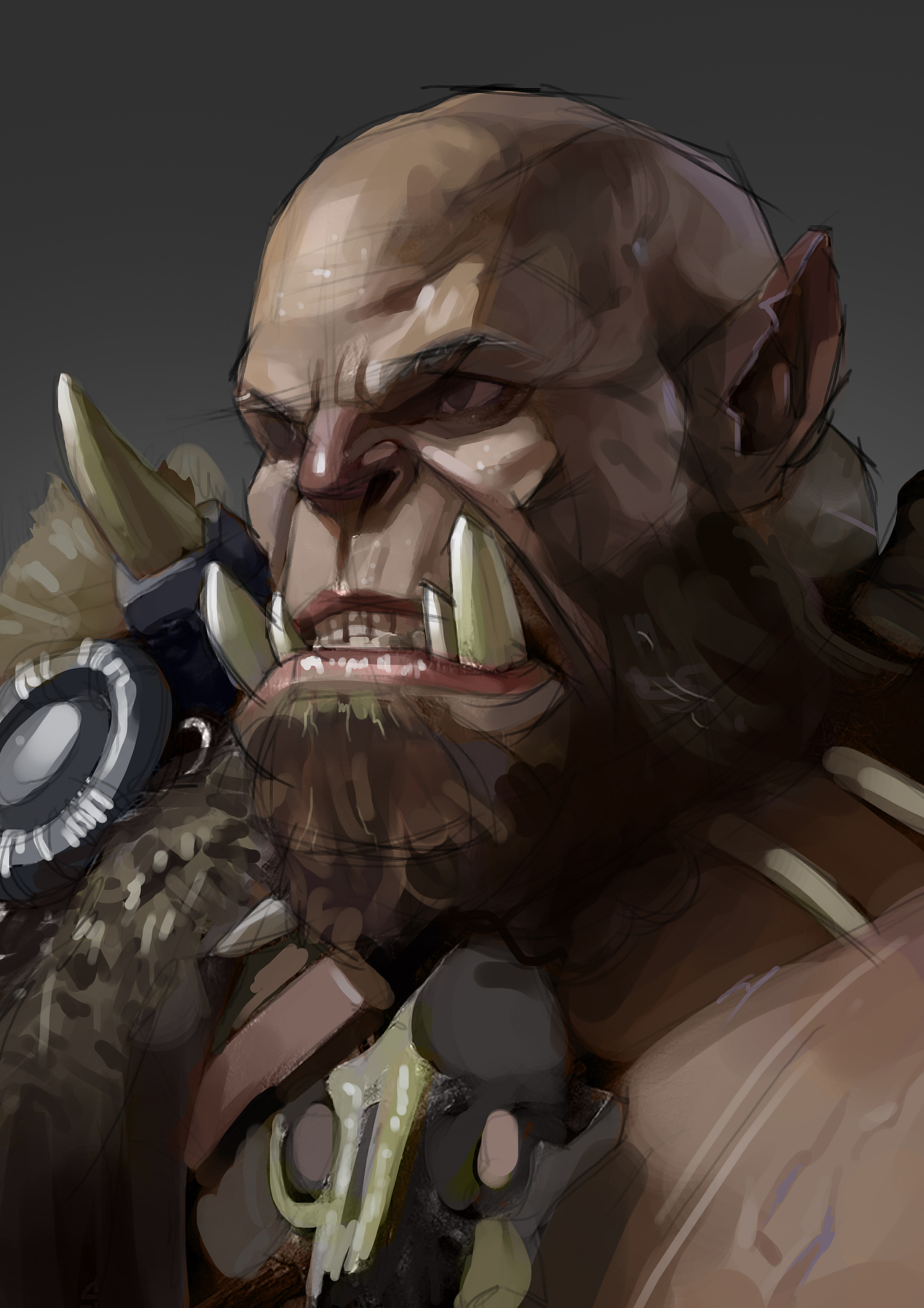 魔兽临摹练习（图ZNjA5ODgzMTI=） - 商业插画 - 站酷设计师吴啊浪原创素材 - 站酷ZCOOL