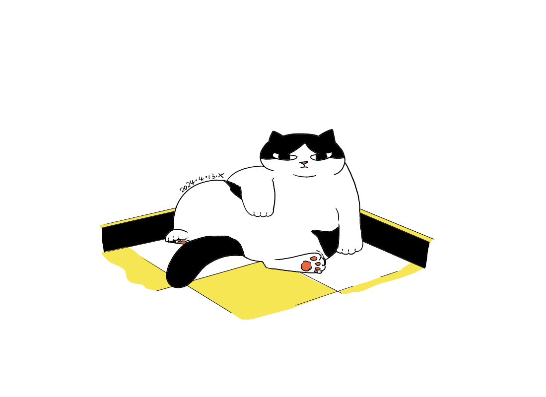 每日一画|猫咪日常第十四弹动图