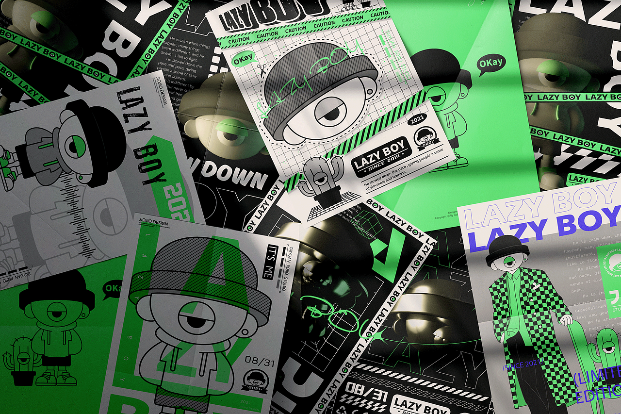 《LAZY BOY》个人IP作品集
