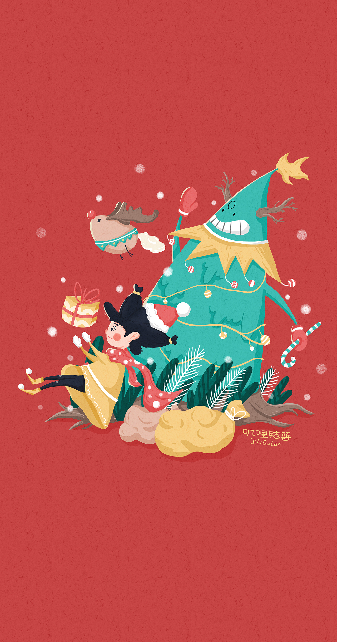 第一个插画小系列集合（图ZMjQyMDkzNTQ0） - 新锐潮流插画 - 站酷设计师叽哩钴蓝原创素材 - 站酷ZCOOL