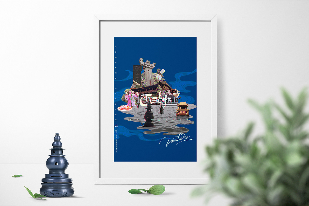 西湖十景（图ZMjc3Mjg1NTQ4） - 商业插画 - 站酷设计师I完颜I原创素材 - 站酷ZCOOL