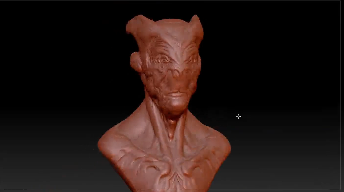 zbrush高精度人物雕刻制作技巧学习