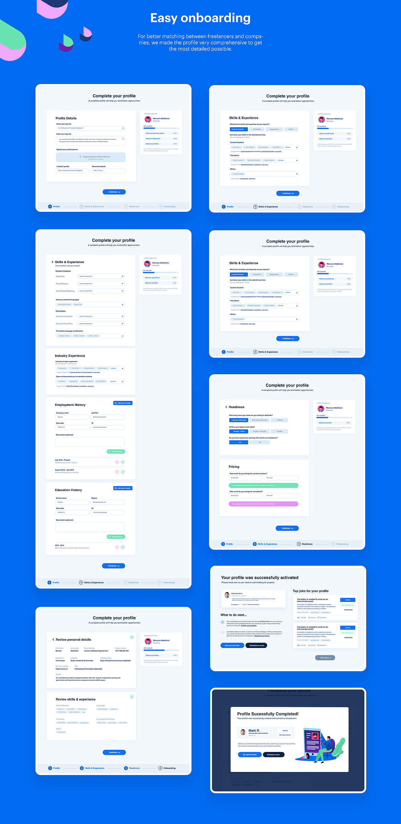 Ureed UI/UX Design.（图ZMjcxNzMwOTEy） - 企业官网 - 站酷设计师Baianater原创素材 - 站酷ZCOOL