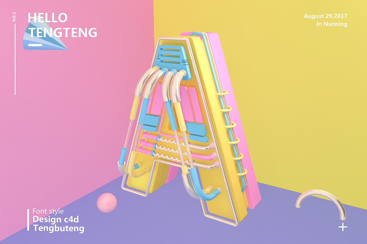 C4D X FONT（图ZODk4NzE4NDA=） - 其他三维 - 站酷设计师藤布疼原创素材 - 站酷ZCOOL
