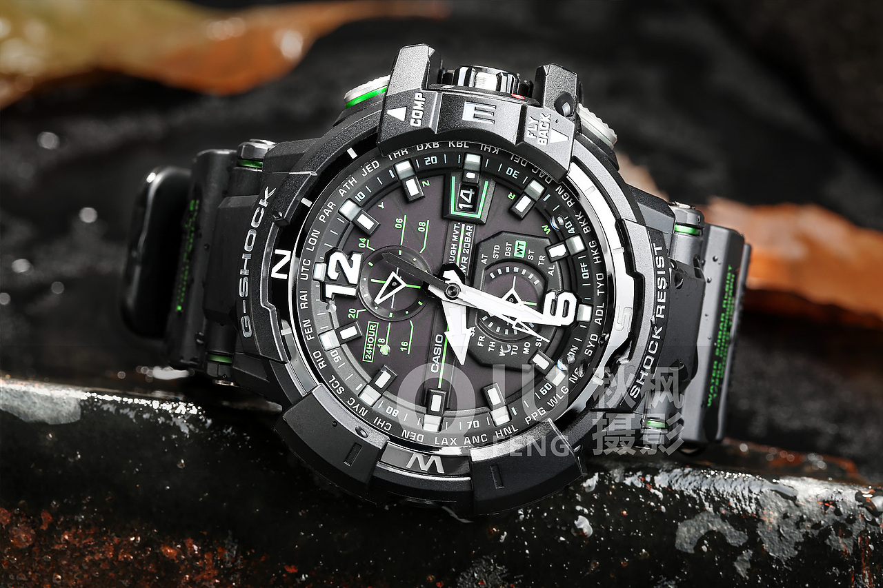 卡西欧gshock系列手表产品摄影作品