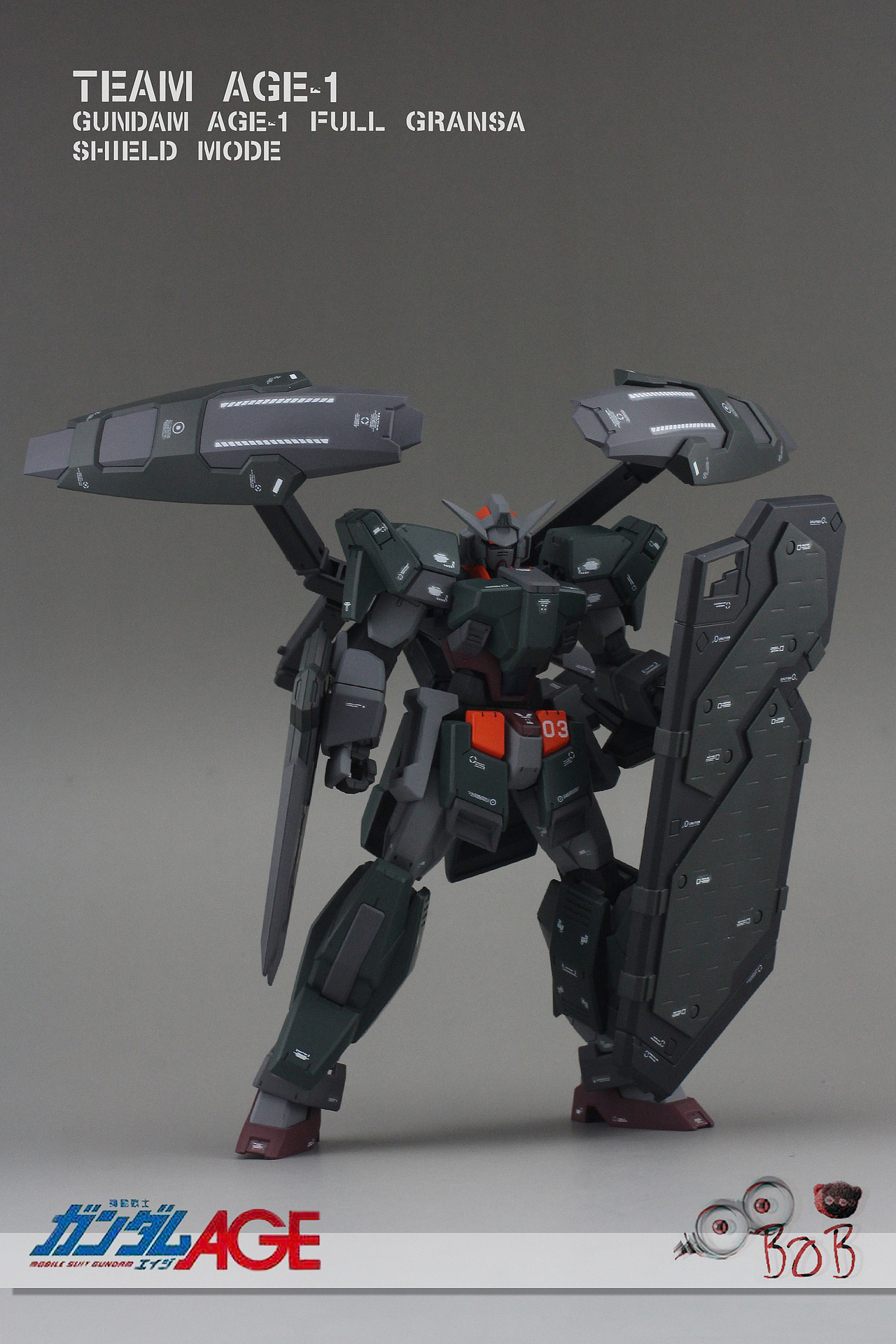 HG GUNDAM AGE-1 FULL GRANSA SHIELD MODE（圖ZMTI0MzA1NDAw） - 手辦/模玩 - 站酷設(shè)計(jì)師BOB_Hobby原創(chuàng)素材 - 站酷ZCOOL