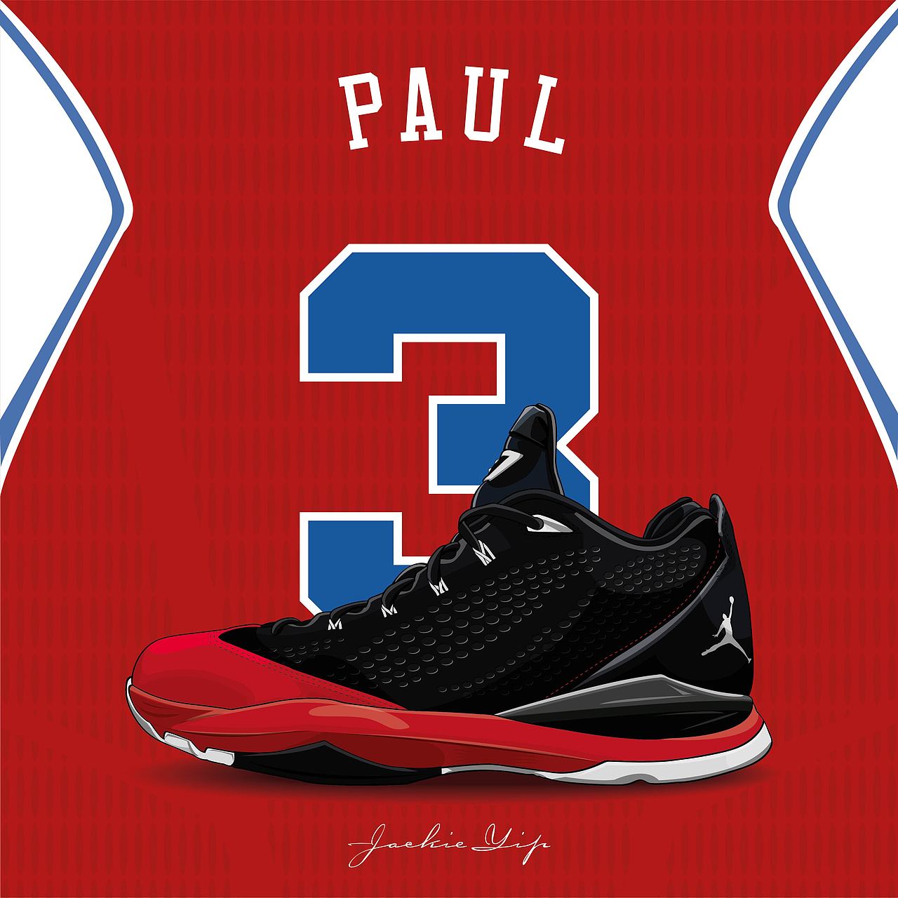 Air jordan CP3 VII(图ZMTIwMjA2MjA=) - 创作习作 - 站酷设计师Jackie_Yip原创素材 - 站酷ZCOOL