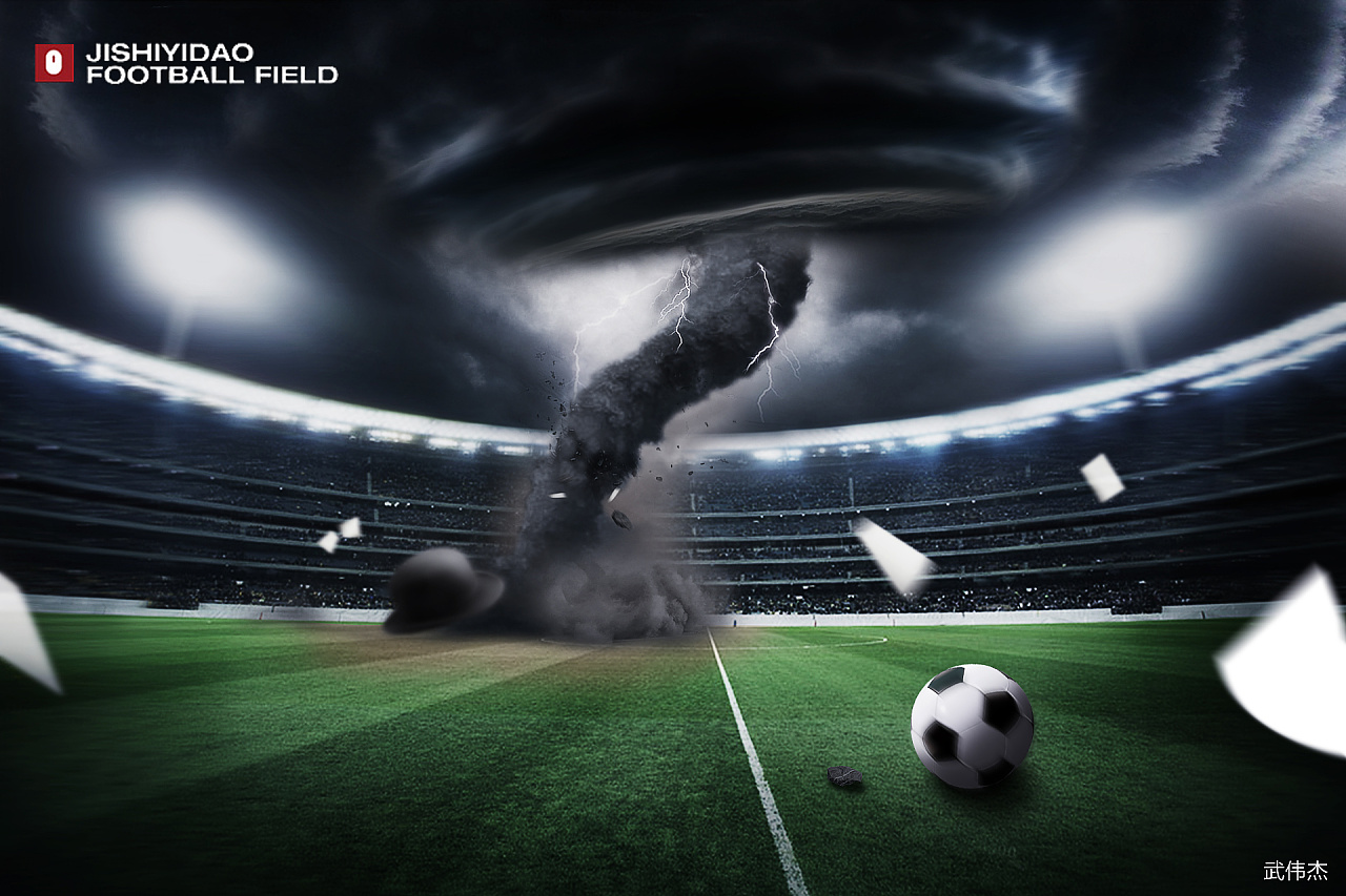 足球场|平面|海报|红花圣地 - 原创作品 - 站酷 (zcool)