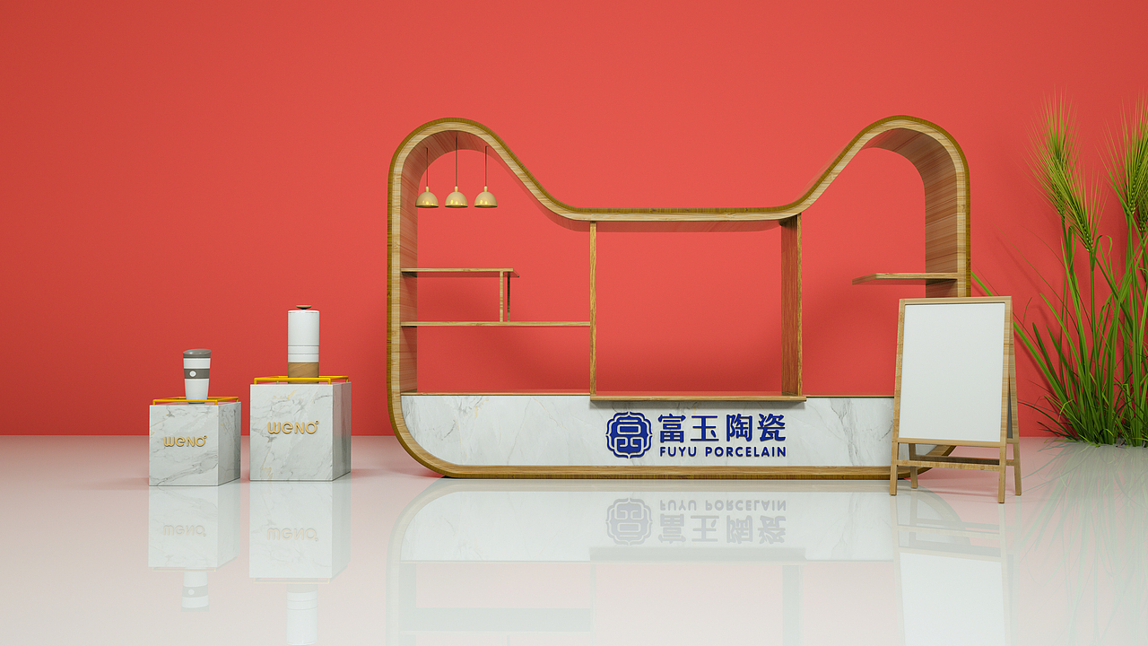 C4D天猫618猫头设计