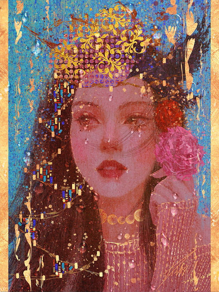 澌作品——「泪系列」零四、零五（图ZMzY0ODY3Mjk2） - 艺术插画 - 站酷设计师DISS澌原创素材 - 站酷ZCOOL