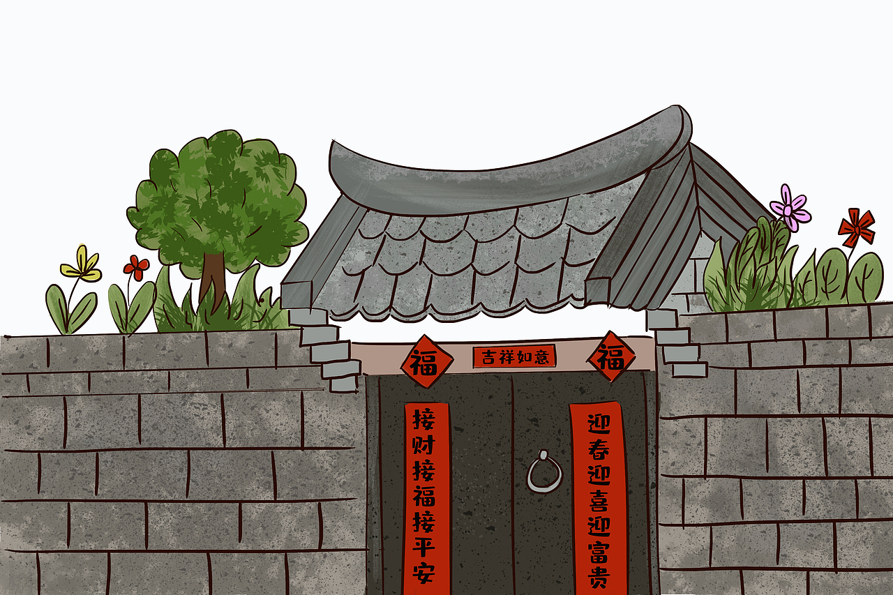 农家小院|插画|儿童插画|神经饼zyl_原创作品-站酷zcool