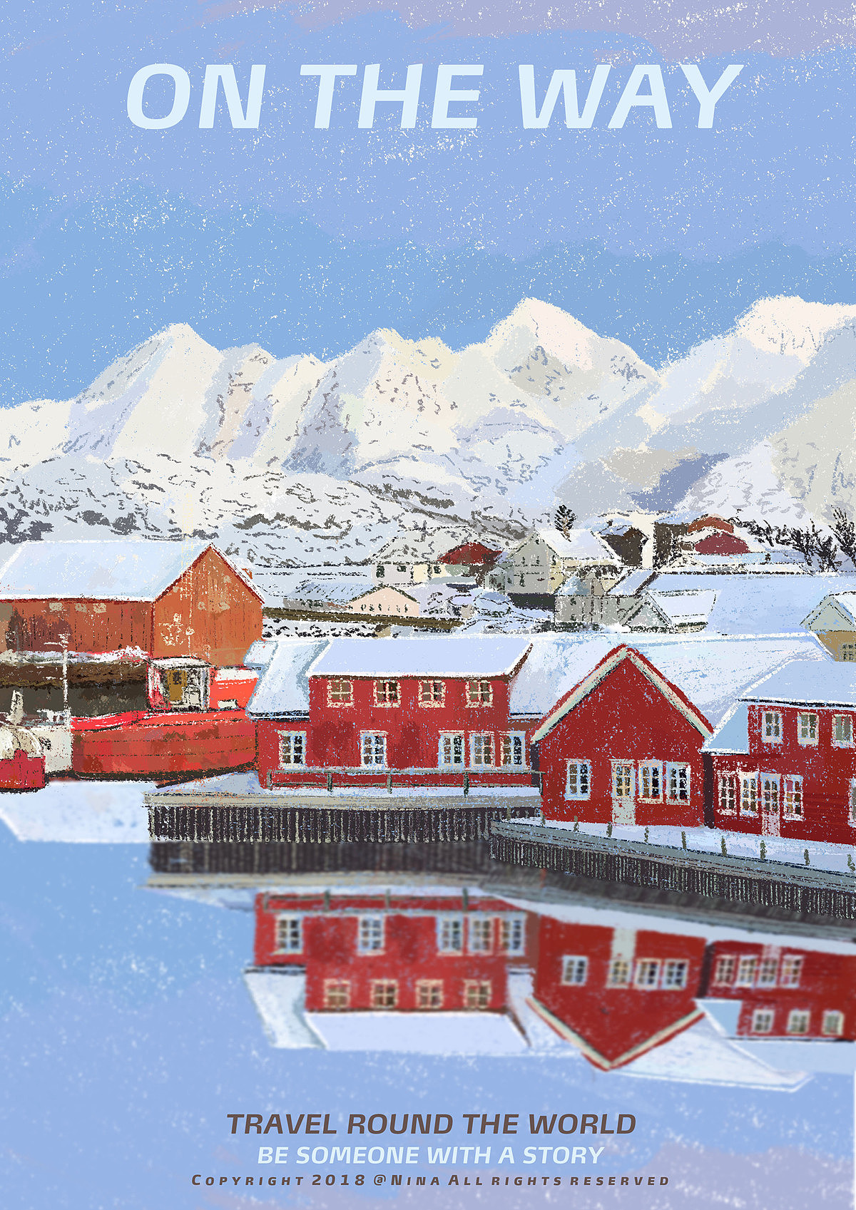 想環(huán)游世界（圖ZMTMyNTY1MjI0） - 藝術(shù)插畫 - 站酷設(shè)計(jì)師Joynii原創(chuàng)素材 - 站酷ZCOOL