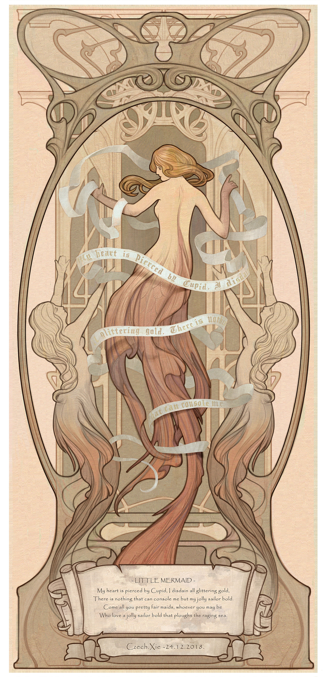 Mermaid.（图ZMTM5OTY1MTU2） - 创作习作 - 站酷设计师CzXIE原创素材 - 站酷ZCOOL