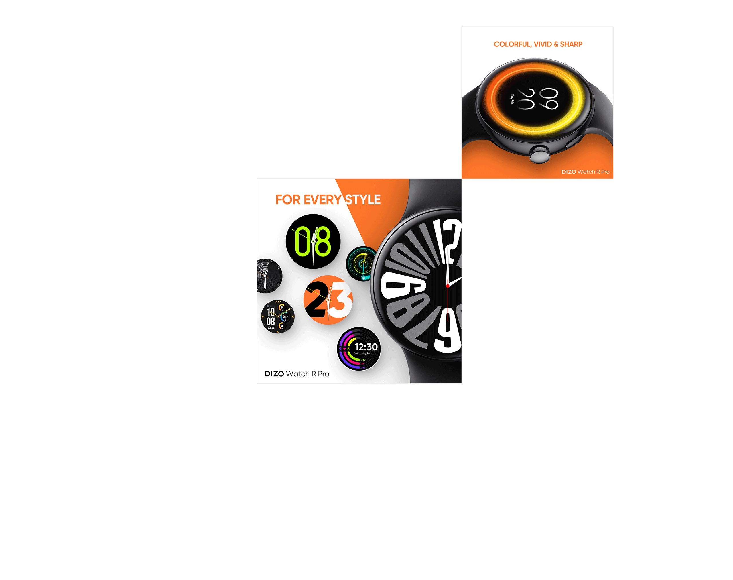 DIZO Watch R Pro 智能手表产品站设计（图ZMzI3ODQ0NzAw） - 企业官网 - 站酷设计师痞子莱原创素材 - 站酷ZCOOL