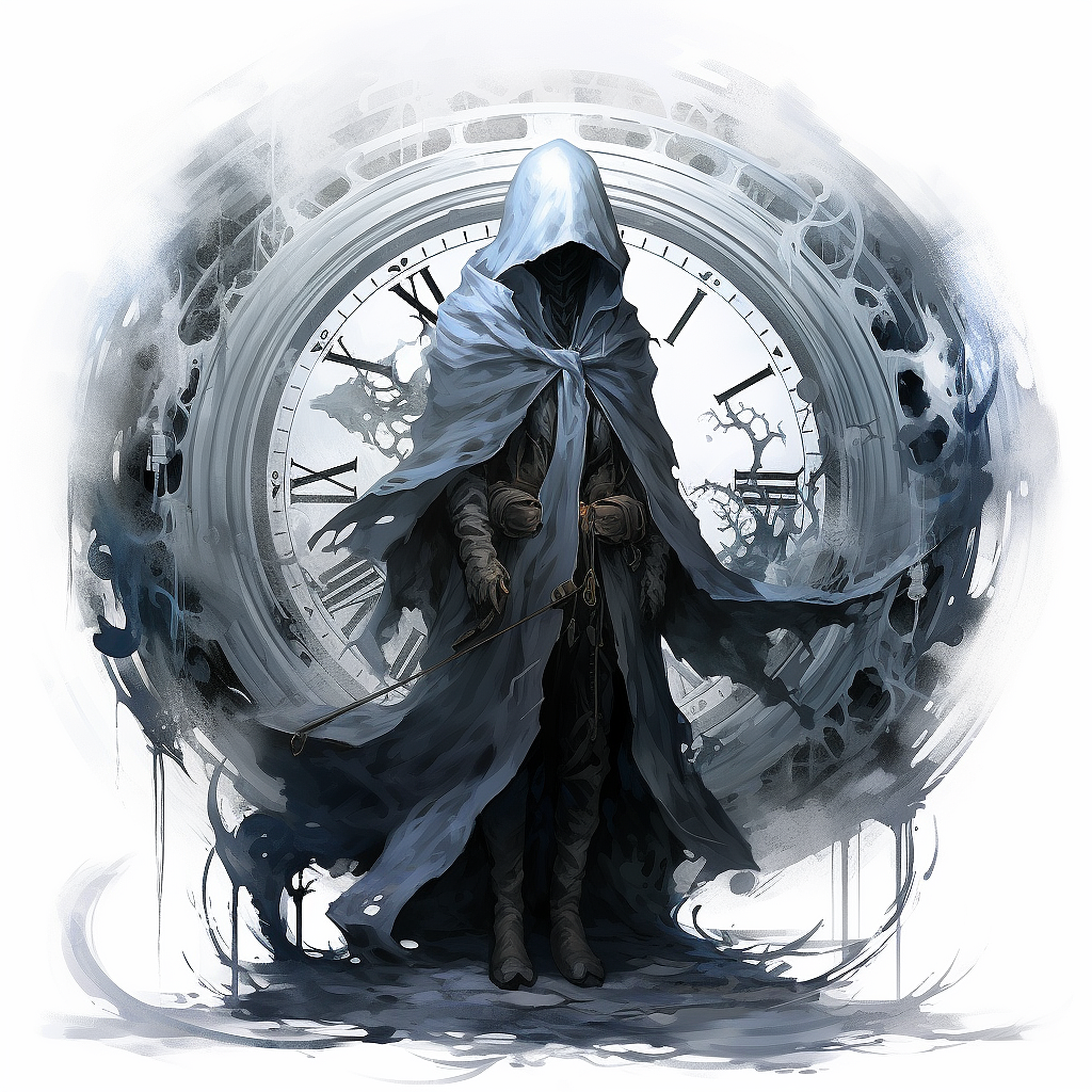 古老时钟中的神秘人物