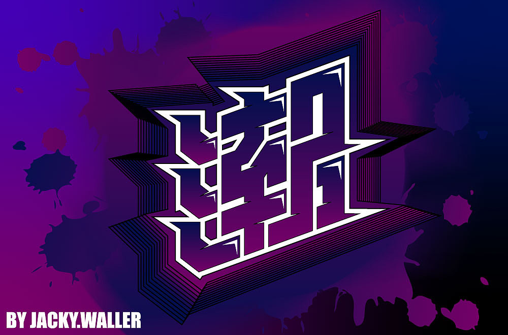 潮（图ZMzIzNTg3OTcy） - 字体/字形 - 站酷设计师JACKY点WALLER原创素材 - 站酷ZCOOL