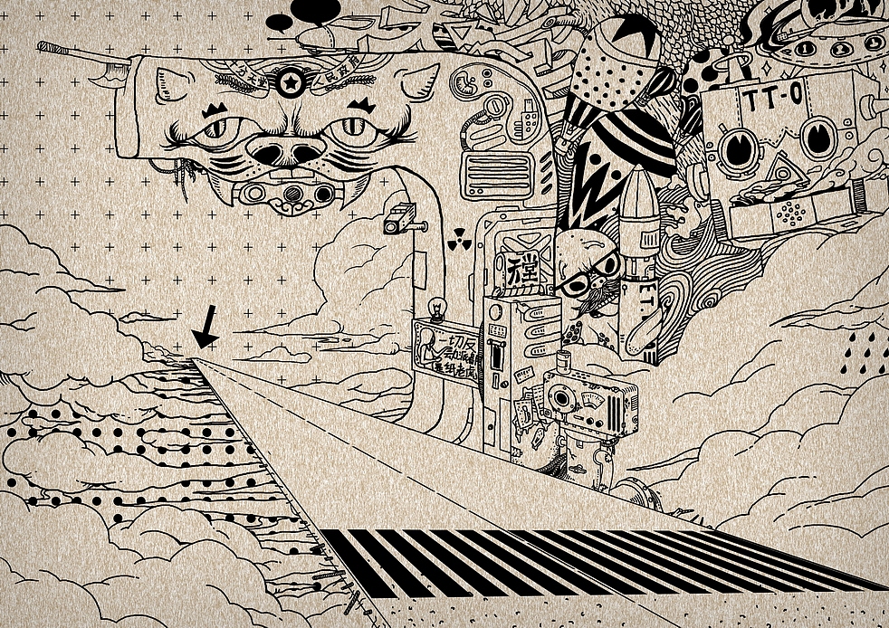 天堂路（图ZMjE2NTU2） - 商业插画 - 站酷设计师hsj1112原创素材 - 站酷ZCOOL
