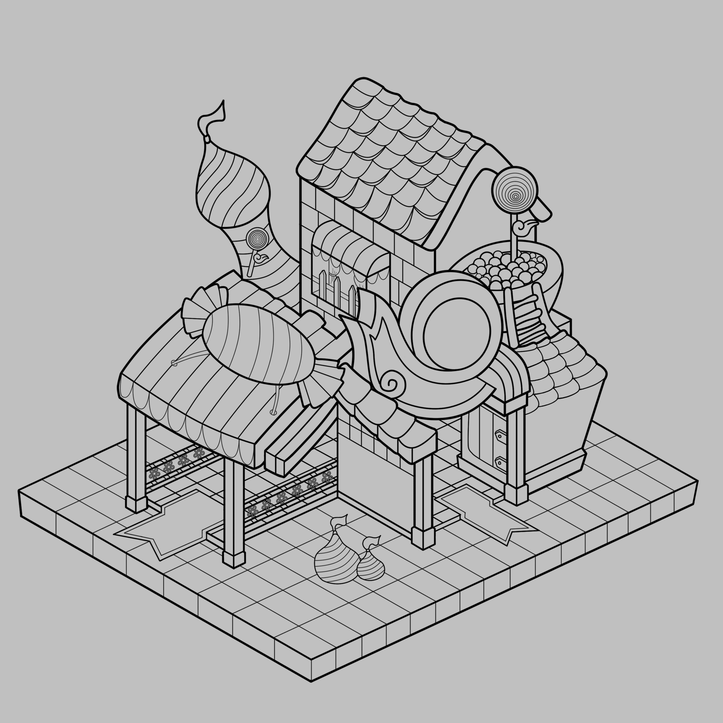【数字绘画】游戏道具设计及练习
