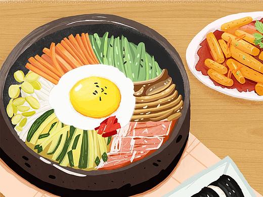 石锅拌饭美食（个人主页-ZMzQyMjIwNjg=） - 创作习作 - 站酷设计师做设计的洋洋原创素材 - 站酷ZCOOL