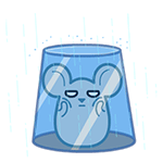 翔通动漫原创表情---黑眼鼠