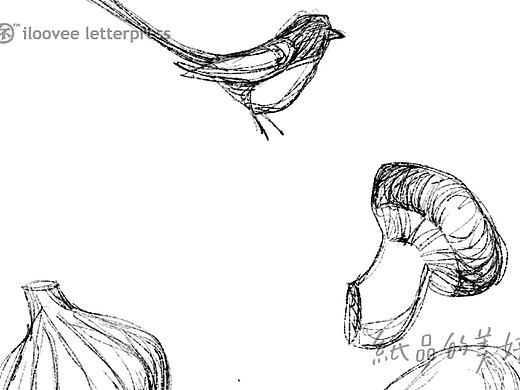 喜鹊、葱蒜、钻石或者gentlemen。@纸品的美好凸版社 letterpress作品