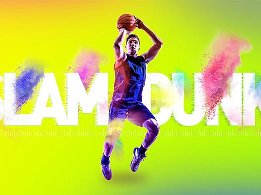 SLAM DUNK炫酷运动海报