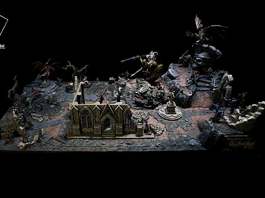 微缩场景——佛劳洛斯的最终战（个人主页-ZNDgyMTY5NzI=） - 手办/模玩 - 站酷设计师微匠工作室原创素材 - 站酷ZCOOL