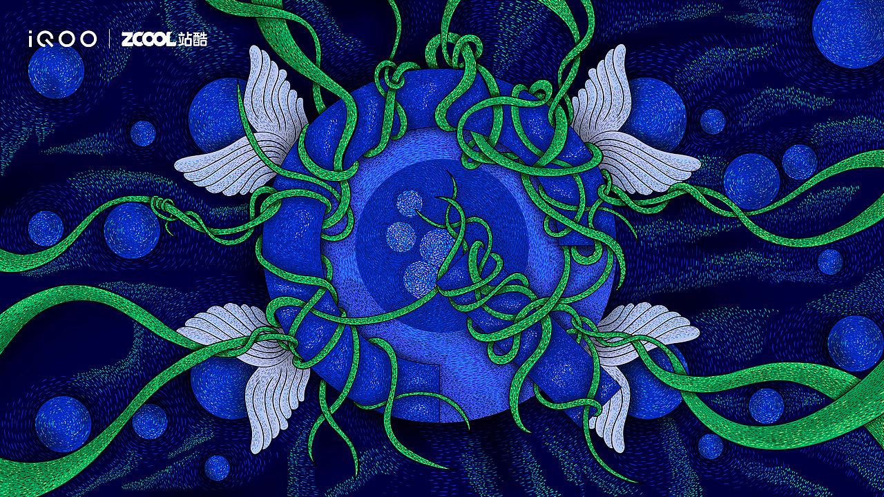 《野蛮生长，顺势而散》（图ZMjUxNDE4NjU2） - 艺术插画 - 站酷设计师柯某人Mook原创素材 - 站酷ZCOOL