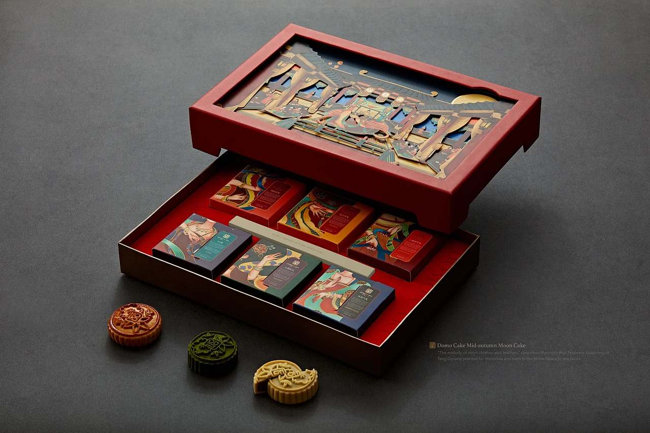 【DOMOCAKE盛唐赏月礼】月饼包装
