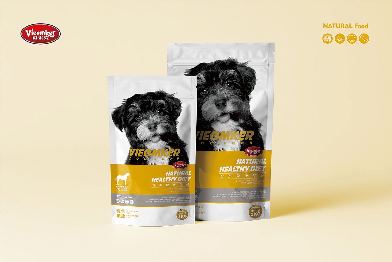 威米克狗粮包装设计