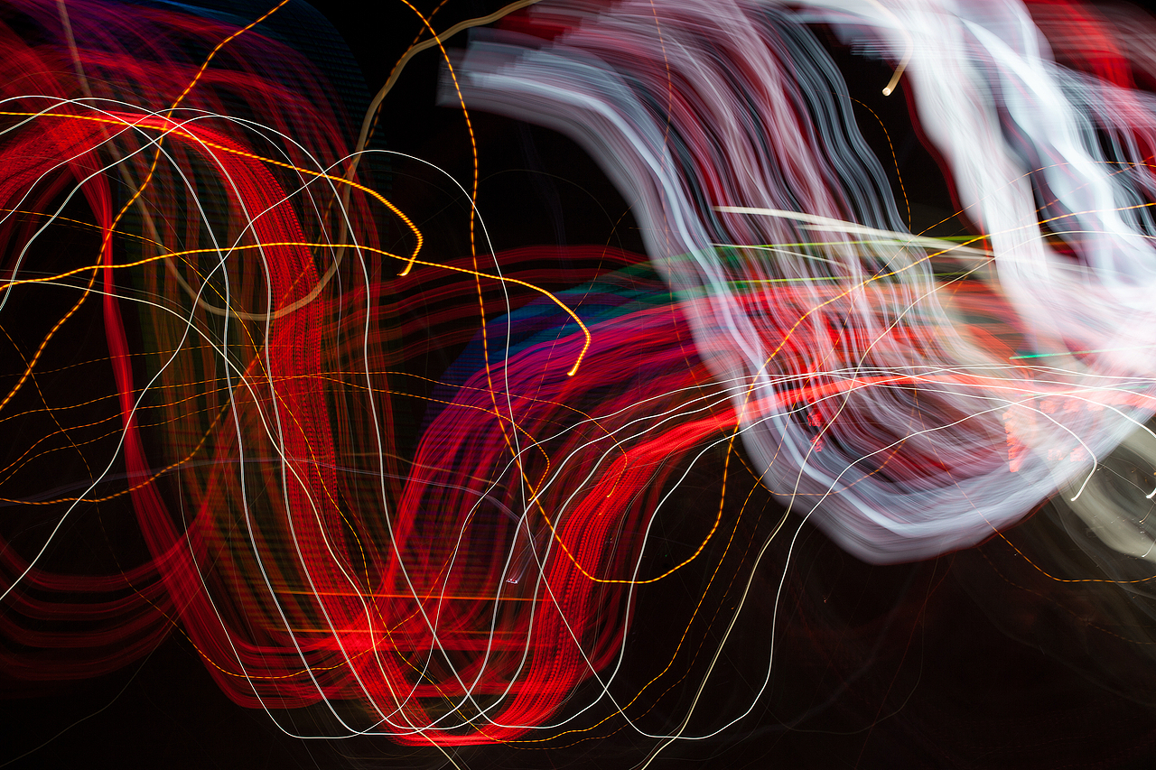 一组光绘实验作品