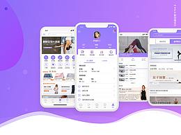 UI设计亲子瑜伽运动课程app