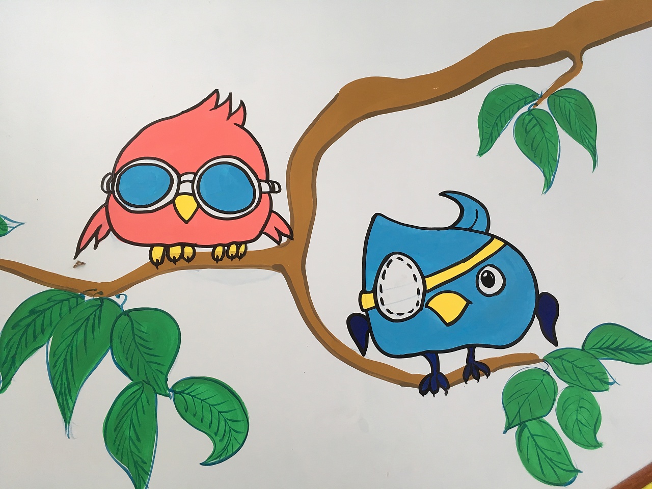 幼儿园手绘|插画|新锐潮流插画|壁尚手绘贵州墙绘 - 原创作品 - 站酷