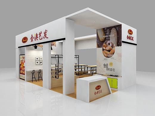 上海烘焙展厅效果图方案
