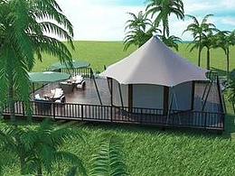 野奢帳篷讓你睡在山川云海間