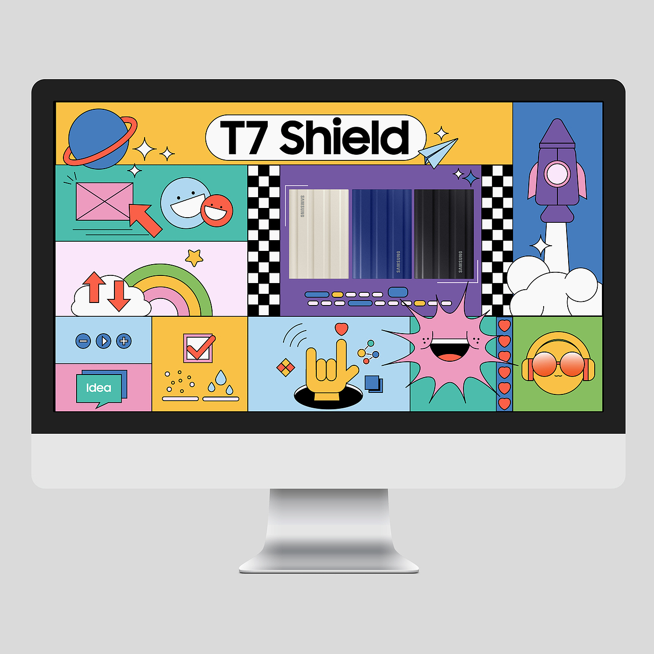 心随“星”动，闪耀T7 Shield（图ZMzA0NjU3OTQw） - 海报 - 站酷设计师_say耶原创素材 - 站酷ZCOOL
