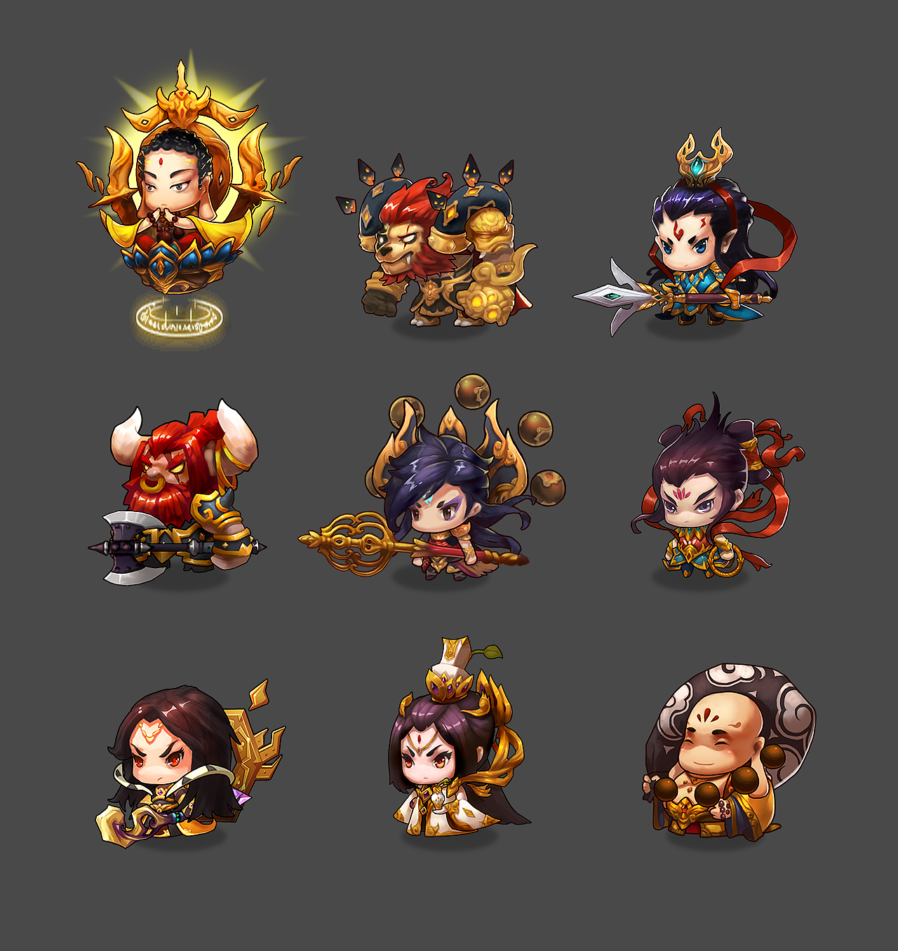 Q版游戲角色設(shè)定（圖ZNDI5MDU1MjA=） - 游戲原畫 - 站酷設(shè)計(jì)師陶陶頭頭原創(chuàng)素材 - 站酷ZCOOL