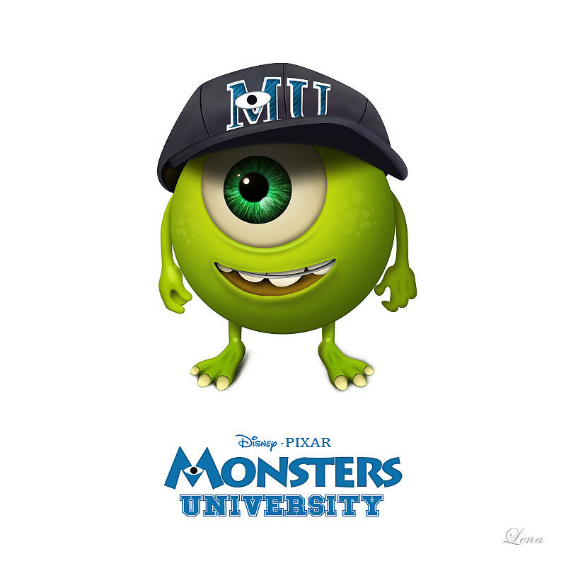 鼠绘大眼怪(临摹练习)