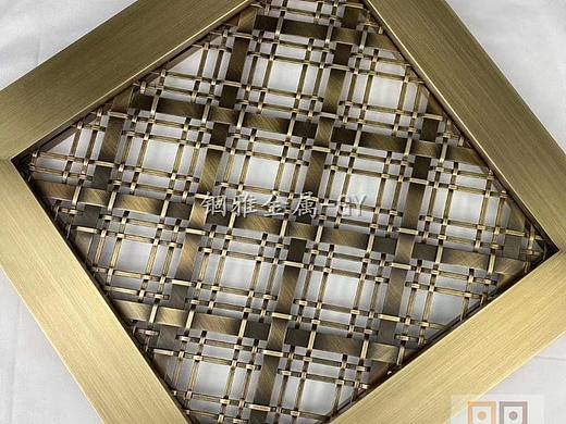 彩色不锈钢金属网装饰吊顶屏风隔断