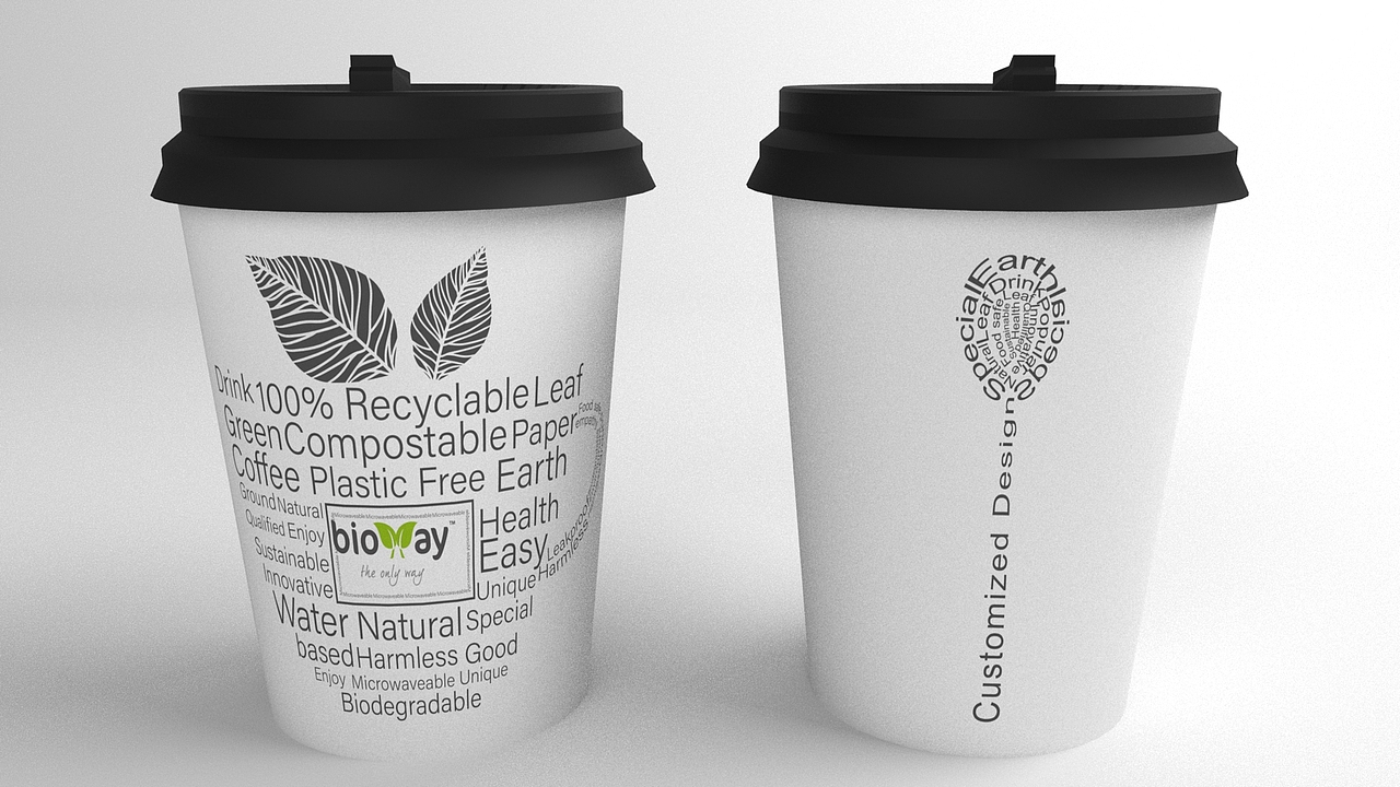 纸杯设计 创意排版