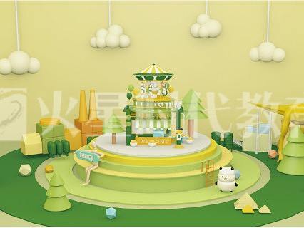 C4D三维广告图设计海报banner 