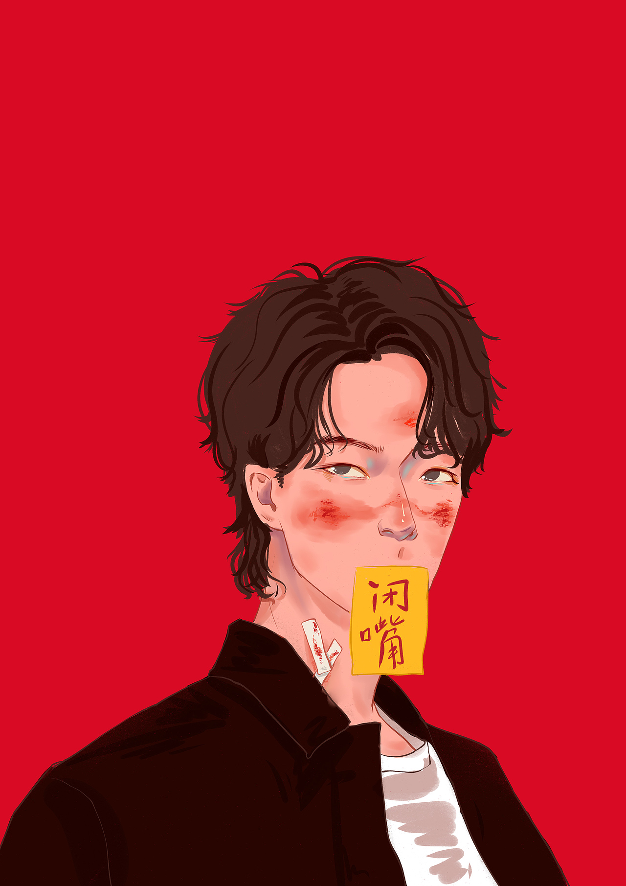 三原色（图ZMjIwMjY0MDA0） - 新锐潮流插画 - 站酷设计师7点儿鱼原创素材 - 站酷ZCOOL