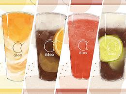 饮品手绘部分合集