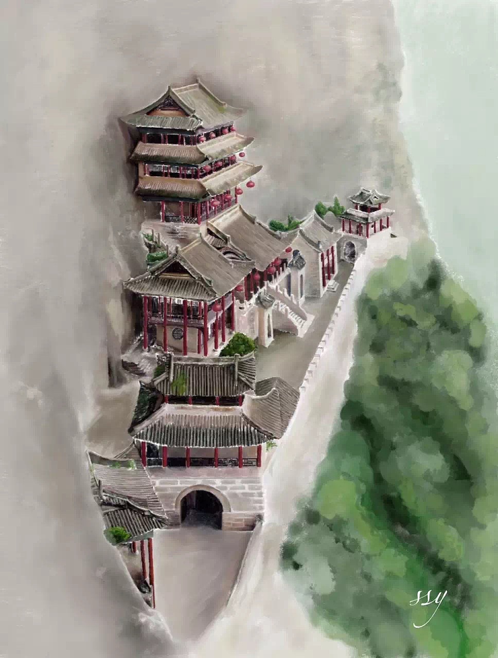 手绘（图ZMzk3NTAxODQ=） - 创作习作 - 站酷设计师陌町原创素材 - 站酷ZCOOL