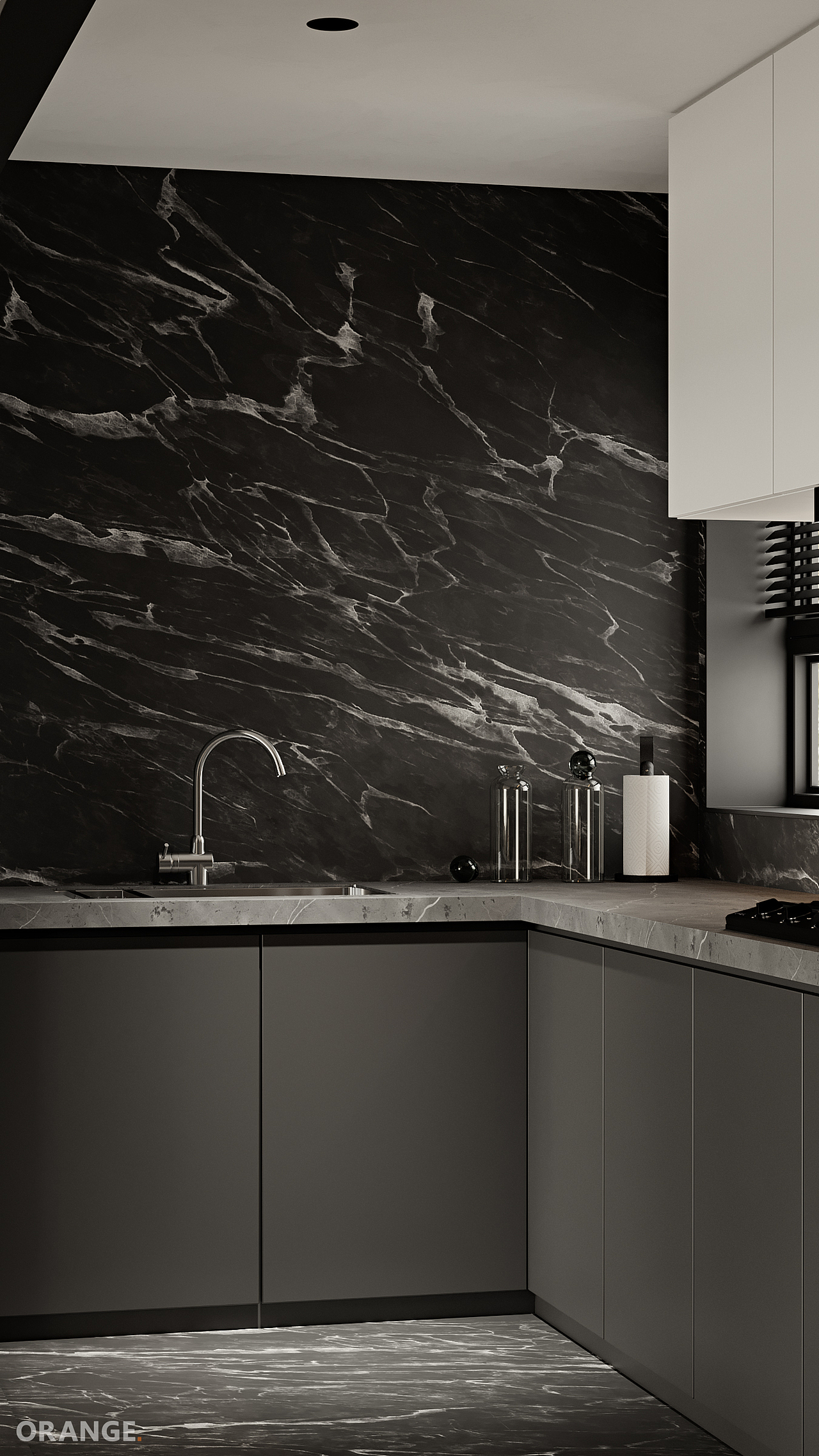 ORANGE. ▪️ 现代空间（图ZMjkzNzMyMDA0） - 家装设计 - 站酷设计师ORANGE_效果表现原创素材 - 站酷ZCOOL