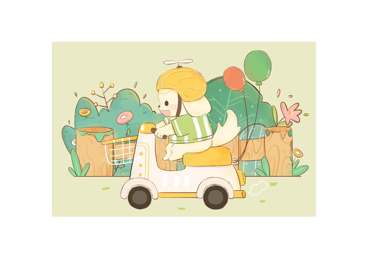 小狗的野外生活