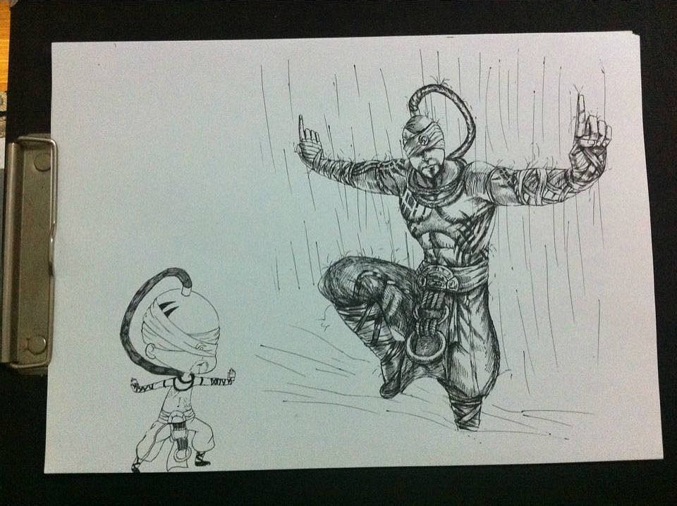 已消失的盲僧原画